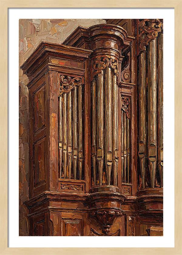 Ornate Church Organ Pipes