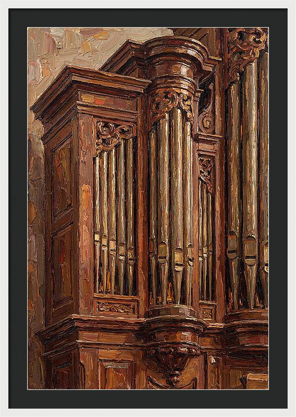 Ornate Church Organ Pipes