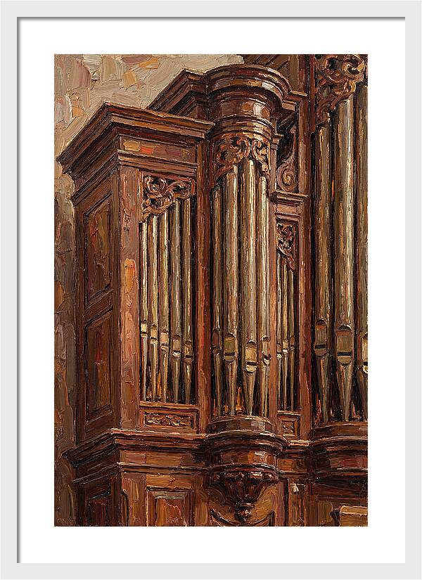 Ornate Church Organ Pipes