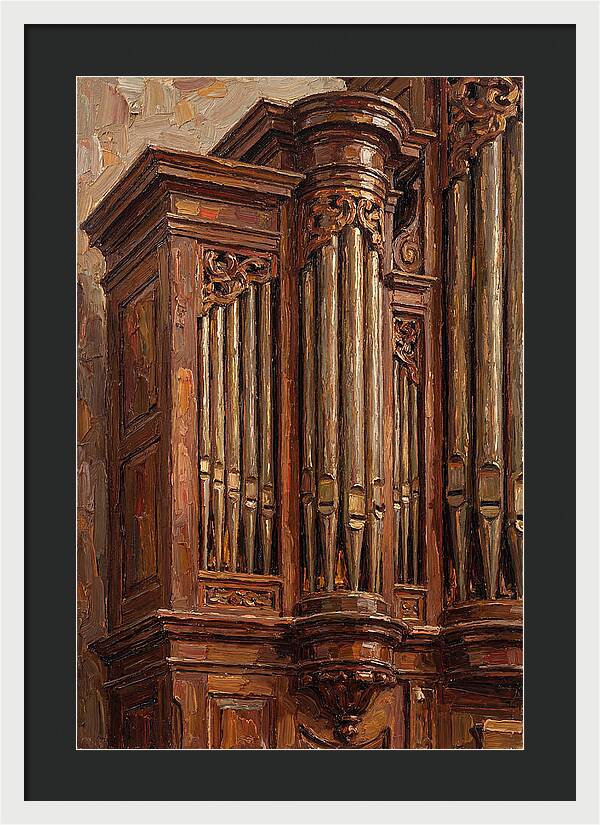 Ornate Church Organ Pipes