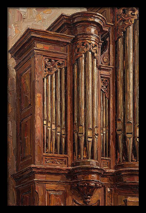 Ornate Church Organ Pipes