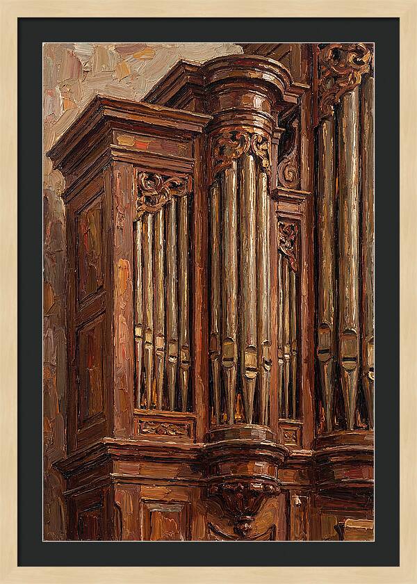 Ornate Church Organ Pipes