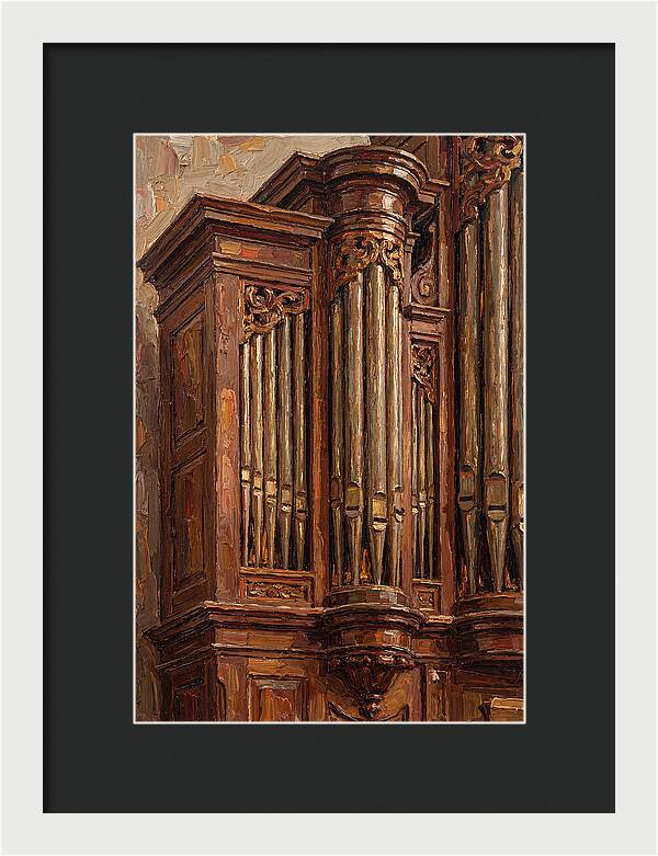 Ornate Church Organ Pipes