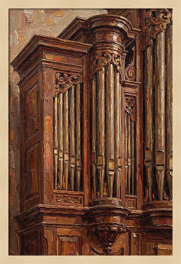 Ornate Church Organ Pipes