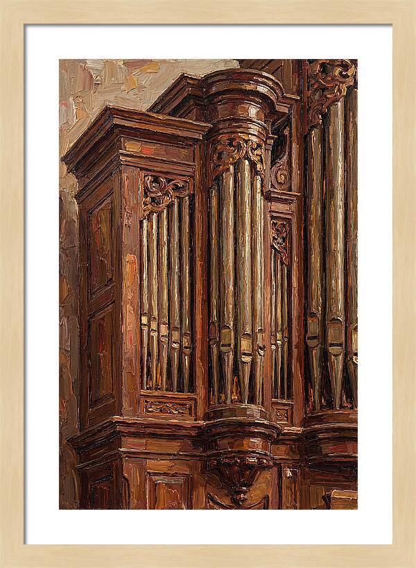 Ornate Church Organ Pipes