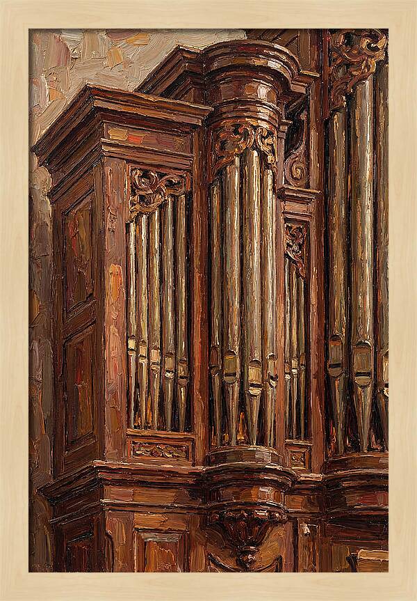 Ornate Church Organ Pipes