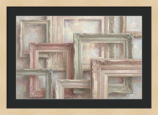 Ornate Frames Stacked Together
