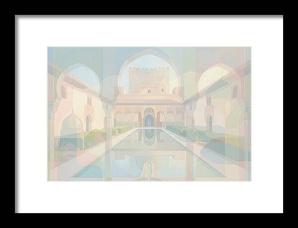 Ornate Moorish Palace Reflection