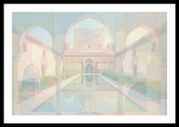 Ornate Moorish Palace Reflection