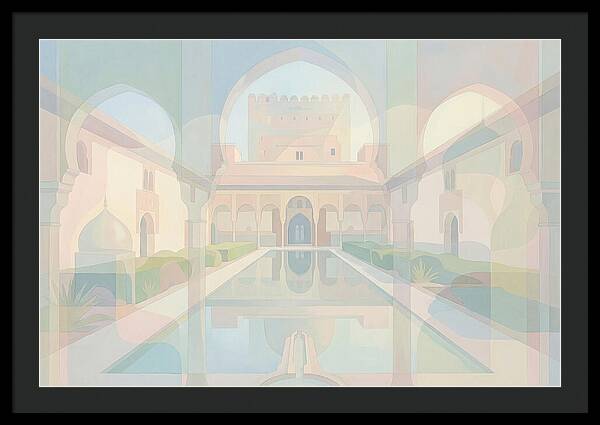 Ornate Moorish Palace Reflection