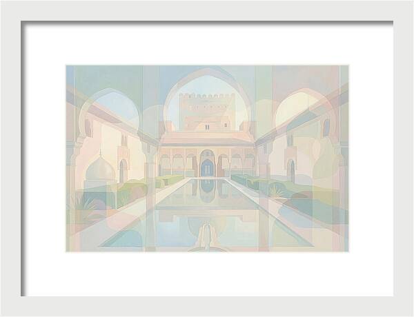 Ornate Moorish Palace Reflection