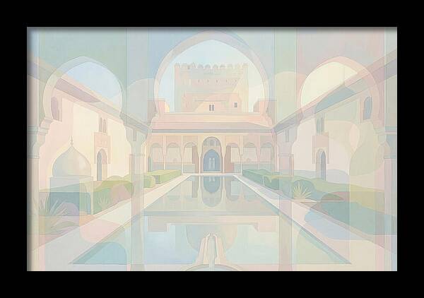 Ornate Moorish Palace Reflection