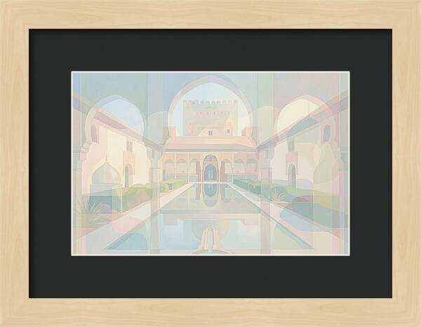 Ornate Moorish Palace Reflection