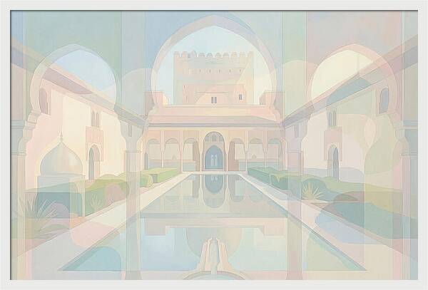 Ornate Moorish Palace Reflection