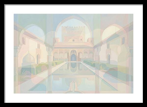 Ornate Moorish Palace Reflection
