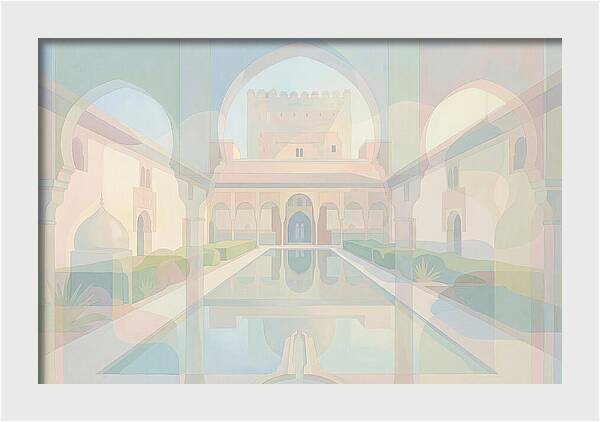 Ornate Moorish Palace Reflection