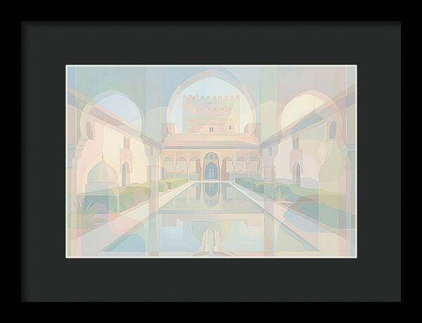 Ornate Moorish Palace Reflection