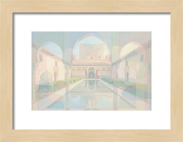 Ornate Moorish Palace Reflection