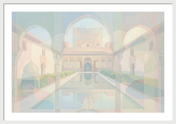 Ornate Moorish Palace Reflection