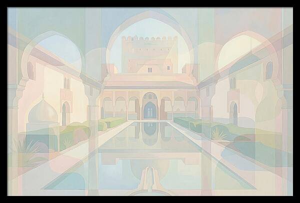 Ornate Moorish Palace Reflection