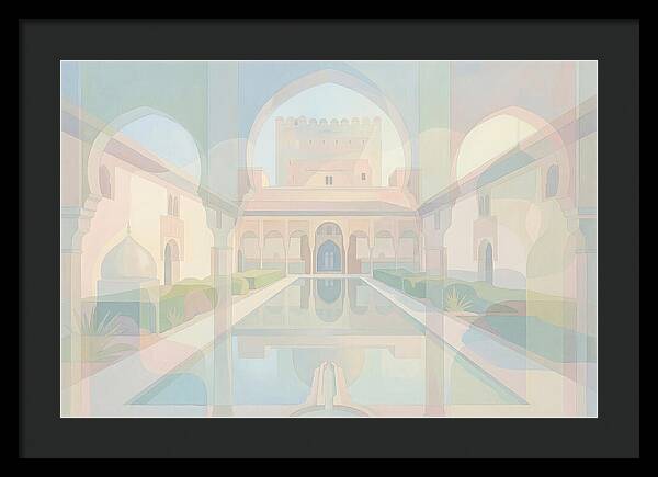 Ornate Moorish Palace Reflection