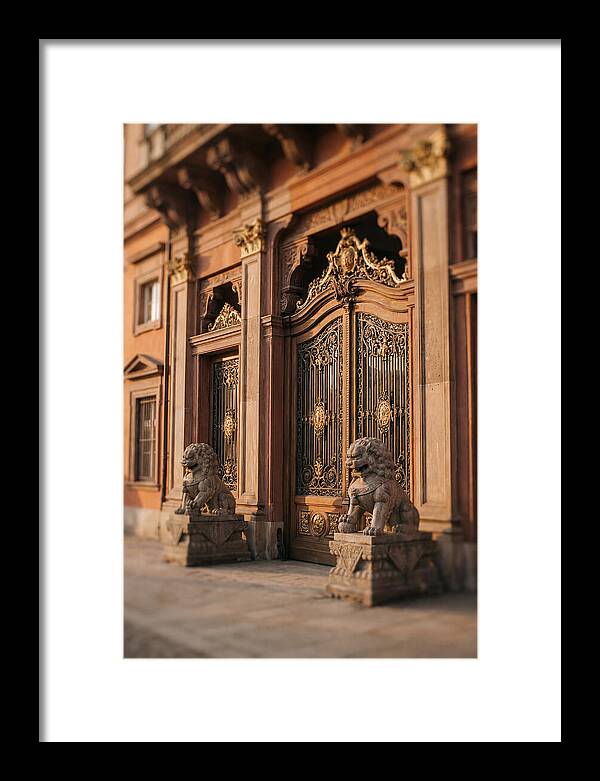 Ornate Palace Gate Guardians