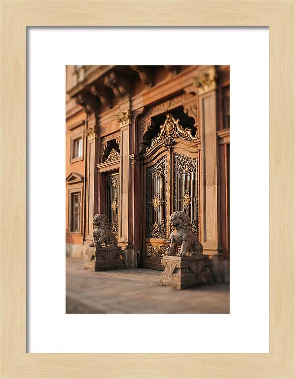 Ornate Palace Gate Guardians