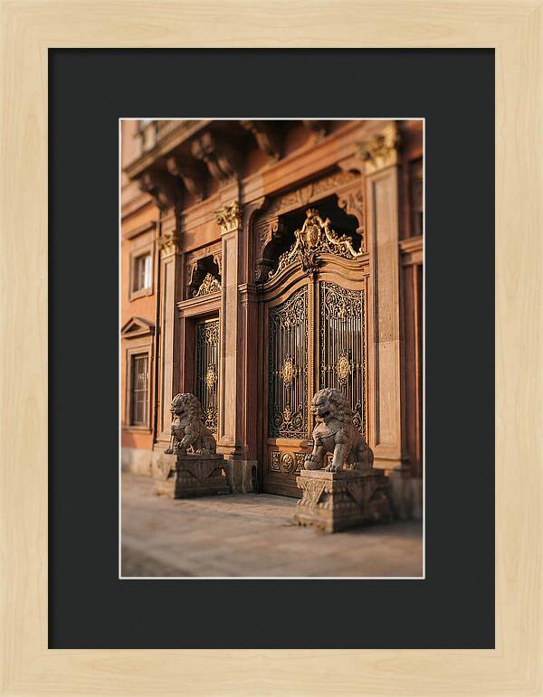 Ornate Palace Gate Guardians