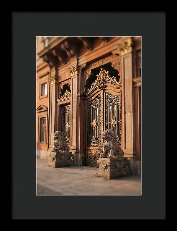 Ornate Palace Gate Guardians