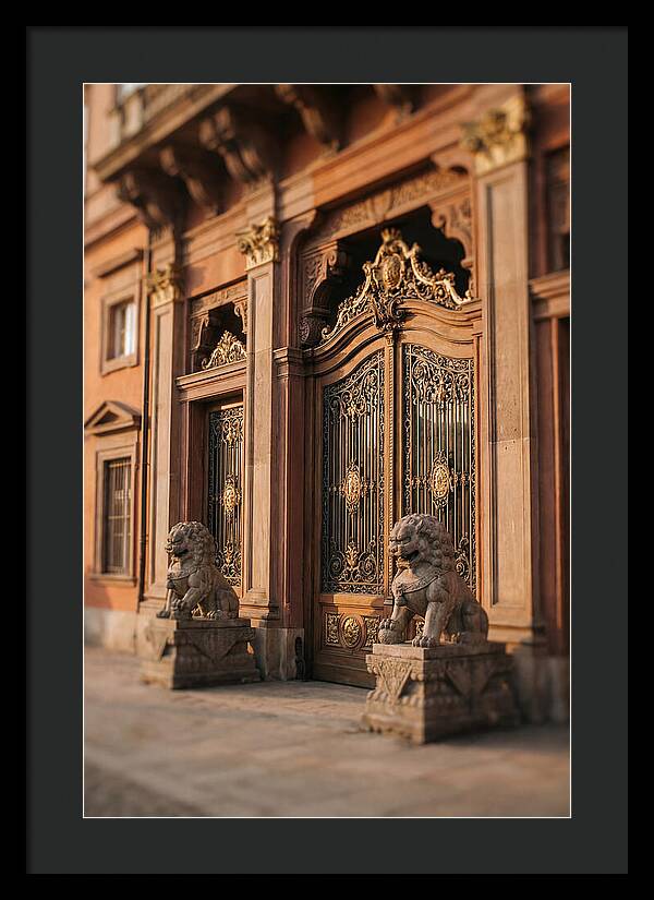 Ornate Palace Gate Guardians