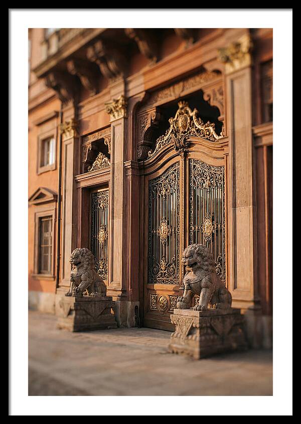 Ornate Palace Gate Guardians