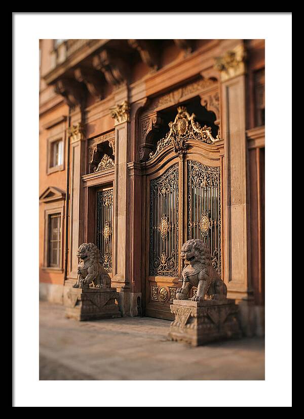 Ornate Palace Gate Guardians
