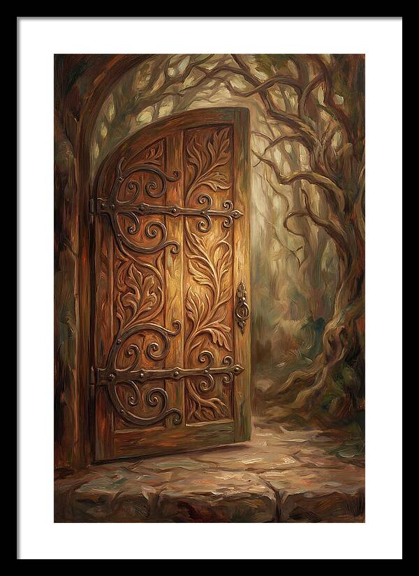 Ornate Wooden Doorway