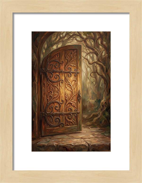 Ornate Wooden Doorway