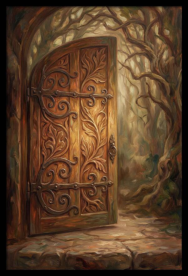 Ornate Wooden Doorway