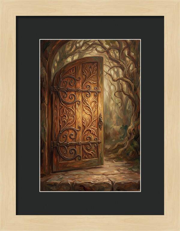 Ornate Wooden Doorway