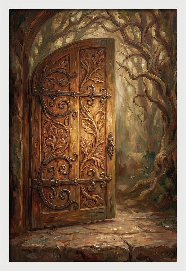 Ornate Wooden Doorway