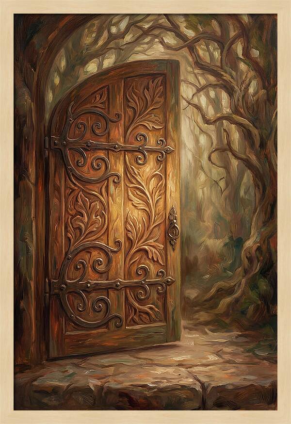 Ornate Wooden Doorway