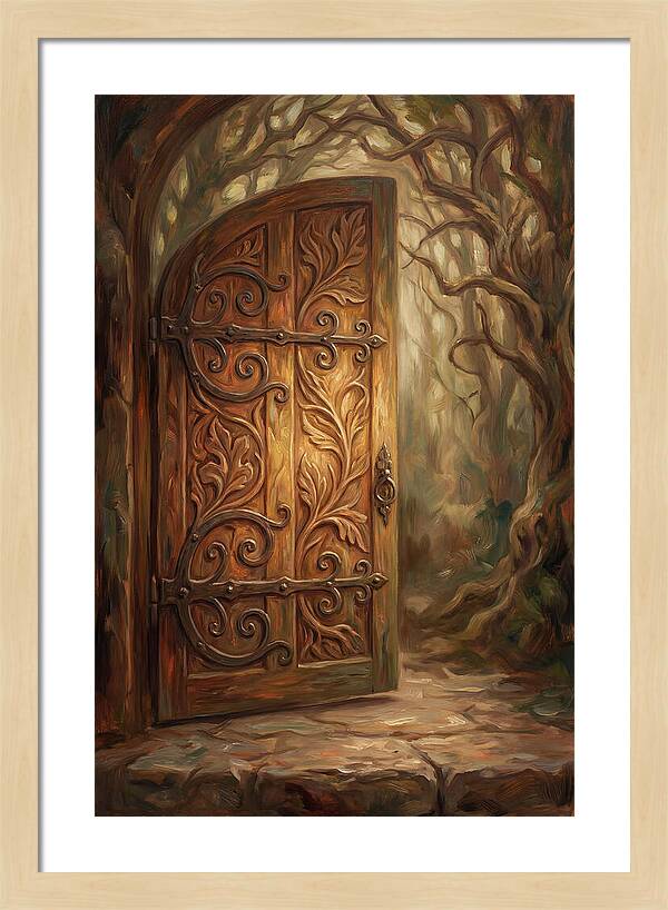 Ornate Wooden Doorway