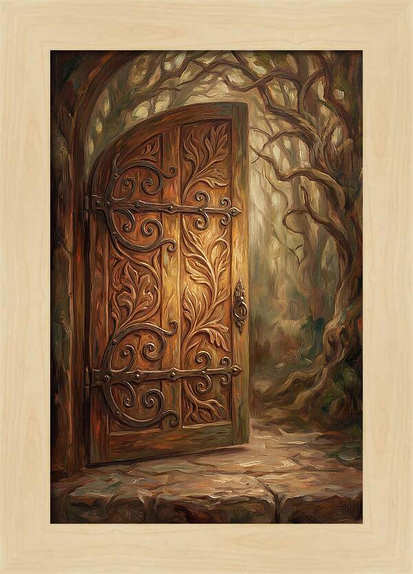 Ornate Wooden Doorway