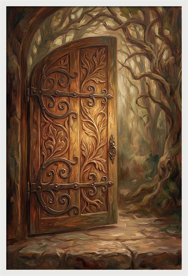 Ornate Wooden Doorway