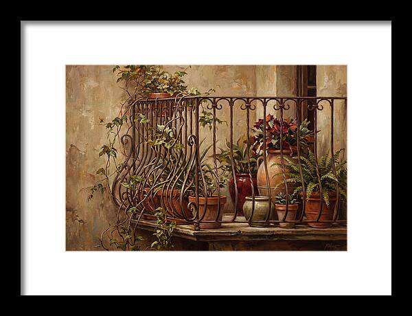 Ornate Wrought Iron Balcony
