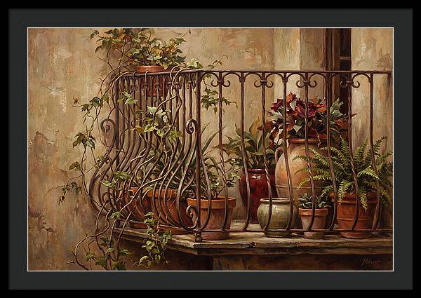 Ornate Wrought Iron Balcony