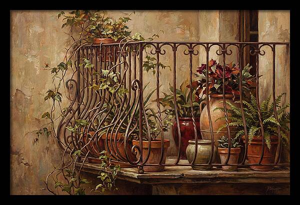 Ornate Wrought Iron Balcony