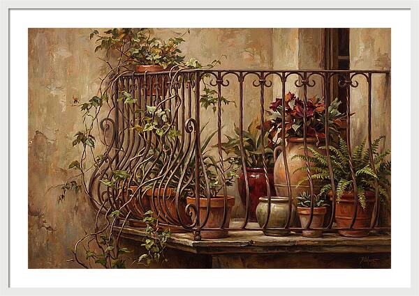 Ornate Wrought Iron Balcony
