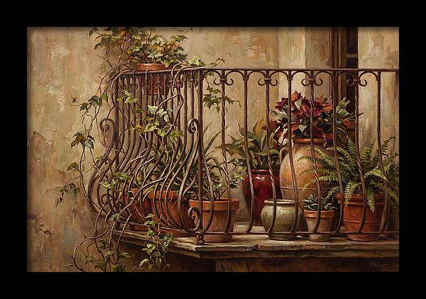 Ornate Wrought Iron Balcony