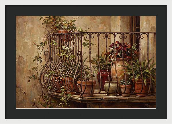 Ornate Wrought Iron Balcony
