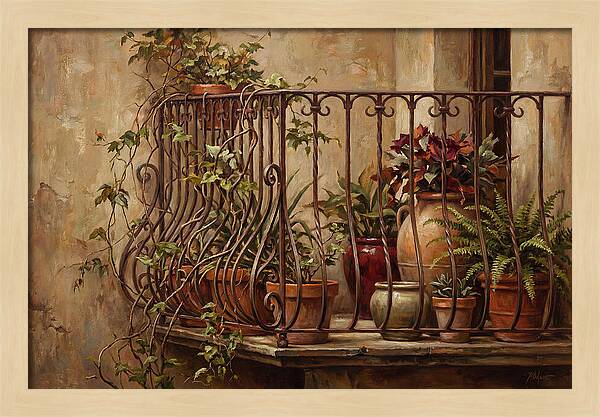 Ornate Wrought Iron Balcony