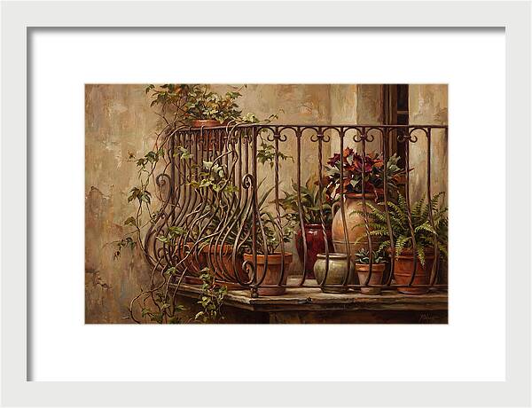 Ornate Wrought Iron Balcony