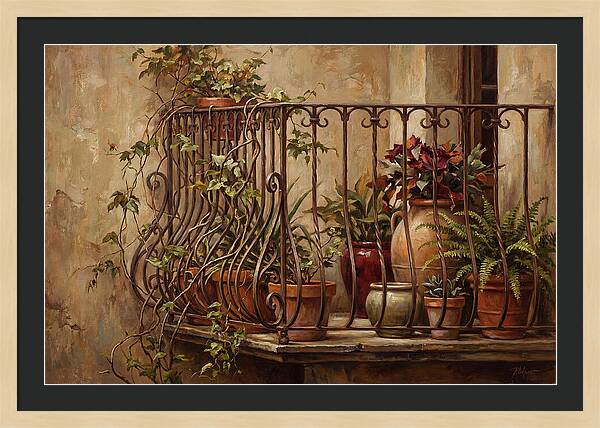 Ornate Wrought Iron Balcony